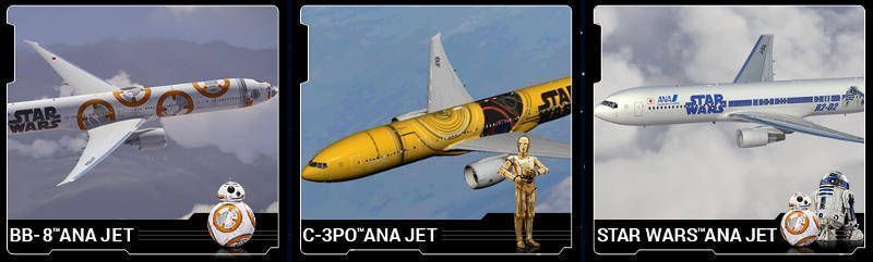 Vuelos a Japón - Aviones Star Wars Vuelos a Japón - Aviones Star Wars