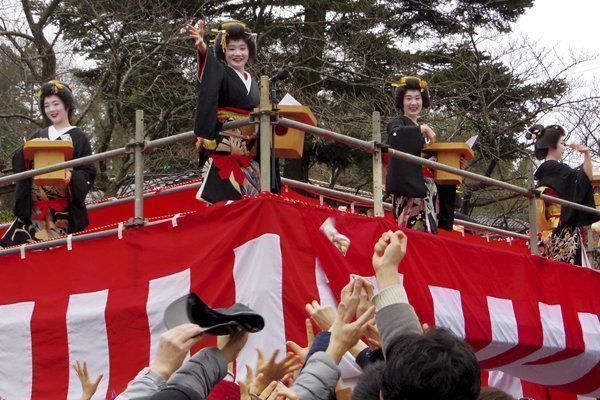 Fiesta del Setsubun para ver Geishas fiesta setsubun