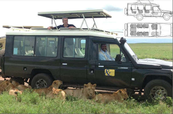Safari kenia vehiculo